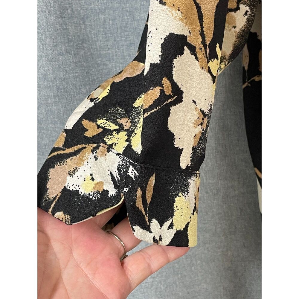 Plus Size 18/20 Floral 2 Piece Tank Button Front Shirt Set Woman Within